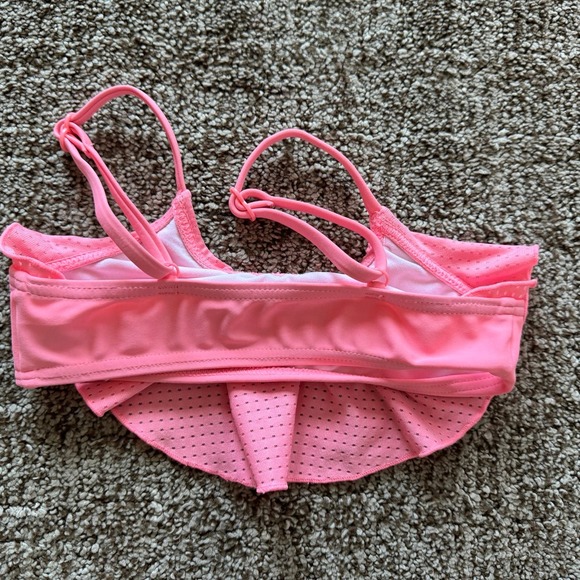 Seafolly Kids Girl Sweet summer Ruffle Two-Piece Tankini Swimsuit Coral Pink 3 - Picture 7 of 8